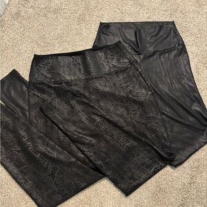 Black Snake Print leggings